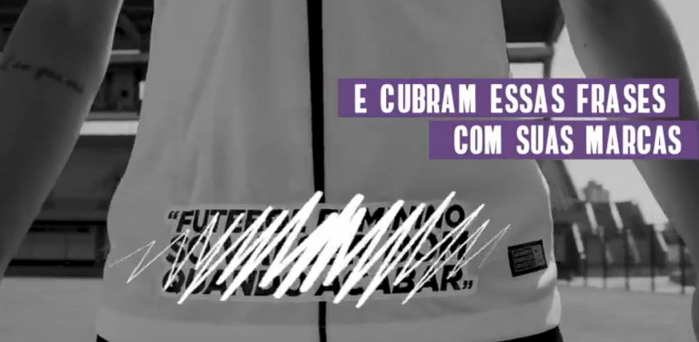 Cena do vídeo da campanha do Corinthiantas (Reprodução)