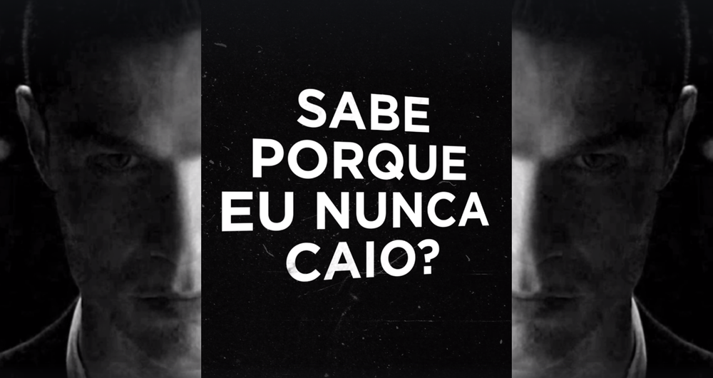 Reprodução do vídeo com Cristiano Ronaldo em alusão a Neymar